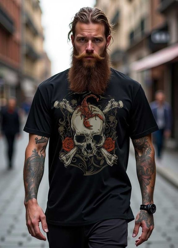 Scorpion skull t-shirt