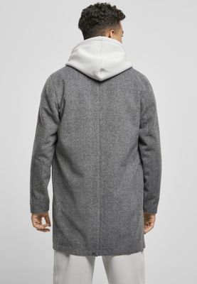 Classic herringbone patterned coat men