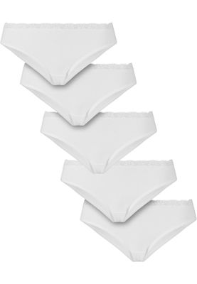 Basic Cotton Brazilian Lace trosor 5-Pack