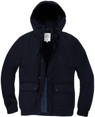 Ledger parka with teddy lining