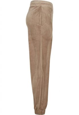 Ladies High Waist Ballon Velvet Sweat Pants