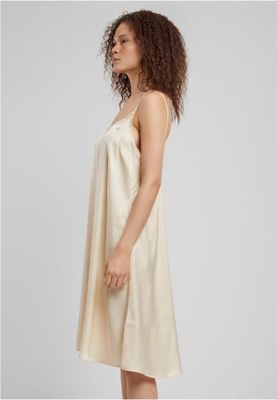 Slip dress in viscose satin