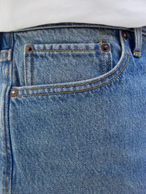 Löst sittande jeansshorts herr