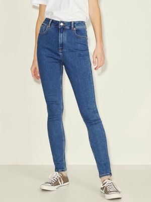 Skinny mørkeblå damejeans JJXX