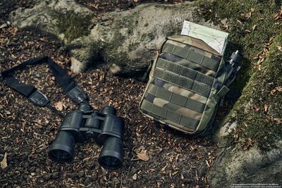 Pouch cross MOLLE camo