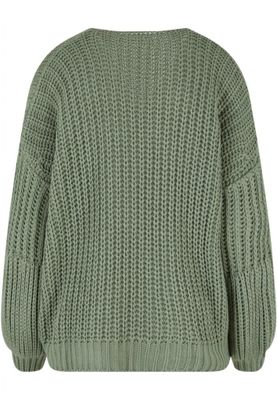 Women's thick knitted cardigan