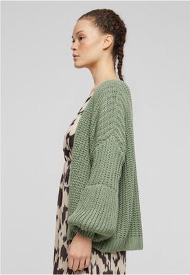 Women's thick knitted cardigan