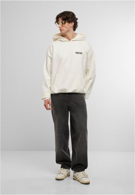 MJG Heavy Oversized Hoody – logotyp bröst, stor grafik rygg – ready for dye