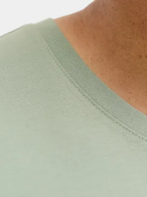 Ljusgrön T-shirt med tryck herr plus size – Jack & Jones