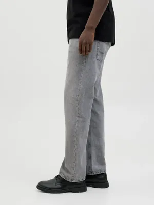 Grå relaxed fit jeans herr - CHRIS