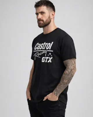 Castrol Racing GTX T-shirt i svart
