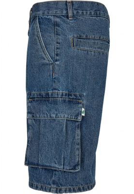 Organic cargo shorts in jeans for men