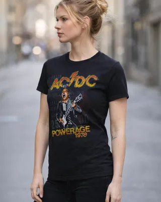 AC/DC - Powerage 1978 Girly Tee