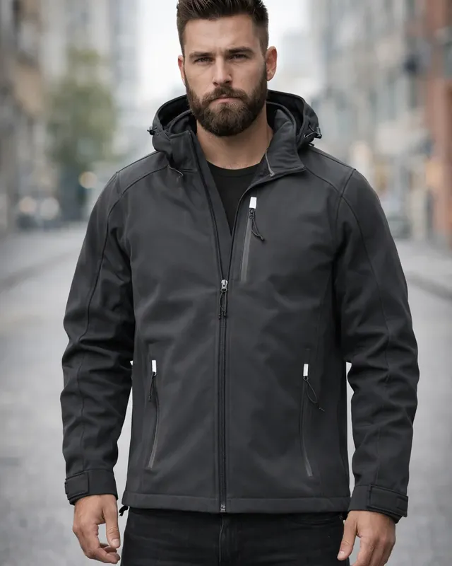 Brandit Hurricane softshelljacka herr – antracit