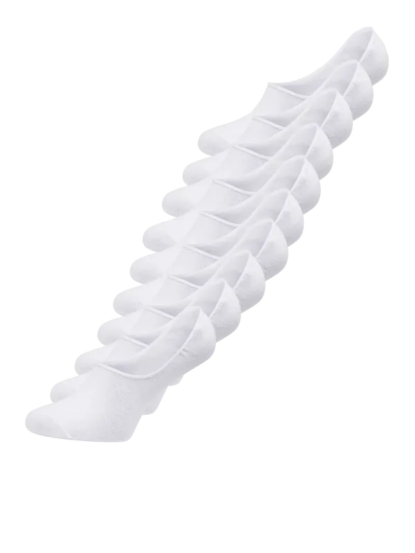Vita låga strumpor – 10-pack herrsockor i Bomull