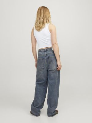 Ribbed tank top in short model