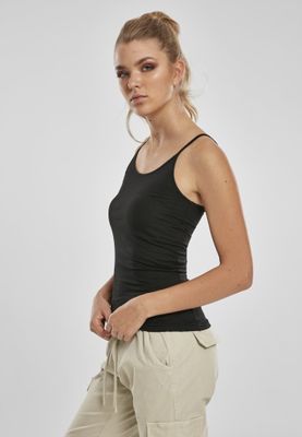 Tanktop with narrow shoulder straps 2-pack