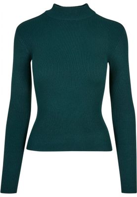 Ladies Rib Knit Turtelneck Sweater