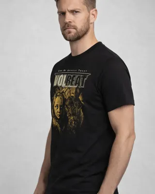 Volbeat God of Angels Trust Goat T-shirt herr i svart