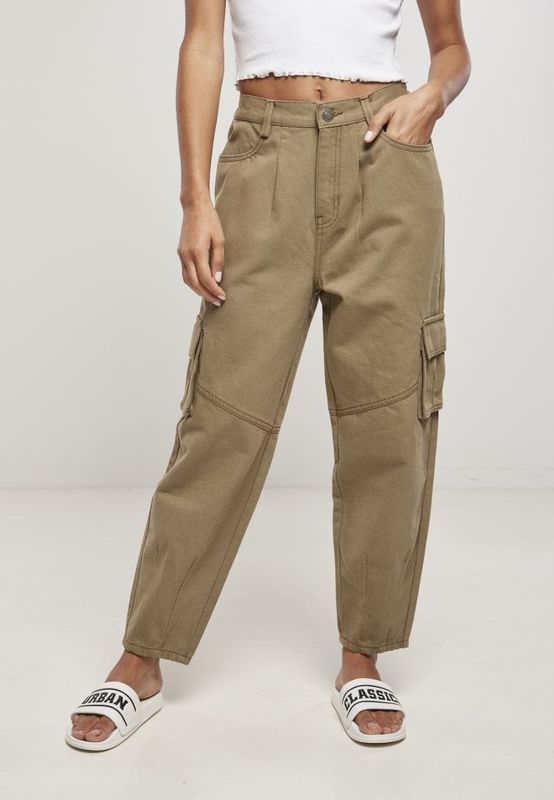 Ladies Ballon Fit Cargo Twill Pants