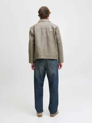Baggy fit jeans i blå denim - ALEX