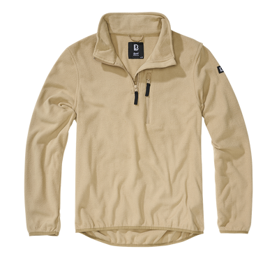 Brandit Fleece Troyer fleecetröja herr – kamelbrun