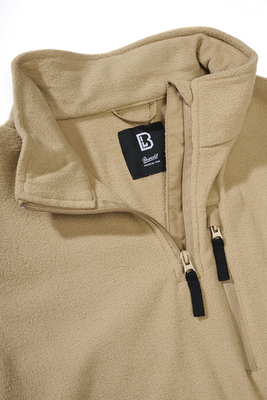 Brandit Fleece Troyer fleecetröja herr – kamelbrun
