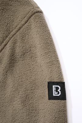 Brandit Fleece Troyer fleecetröja herr – olivgrön