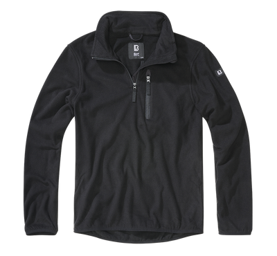 Brandit Fleece Troyer fleecetröja herr – svart