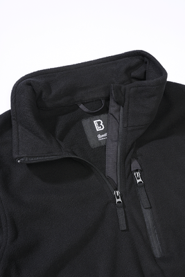 Brandit Fleece Troyer fleecetröja herr – svart