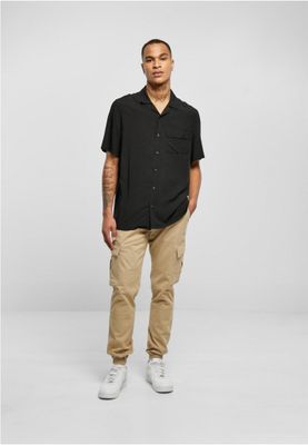 Short -sleeved shirt men's viscose