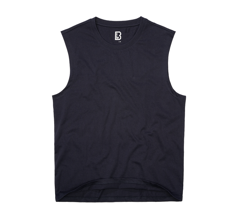 Ärmlös T-shirt herr – marinblå, Brandit – produktbild 1