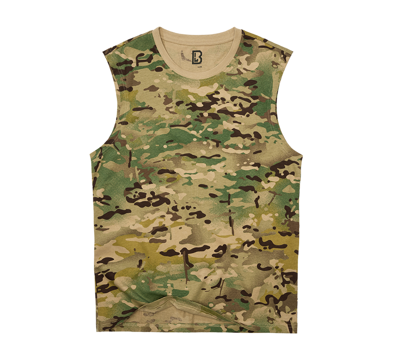 Ärmlös T-shirt herr – Tactical Camo, Brandit – produktbild 1