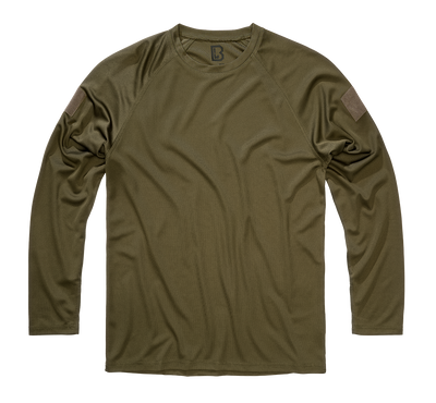 Longsleeve herr i olivgrönt – Brandit