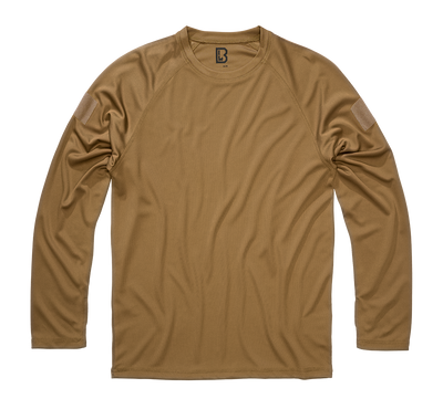 Longsleeve herr i kamelbrunt – Brandit