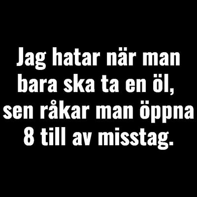 En øl