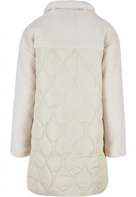 Ladies Oversized Sherpa Quilted Coat