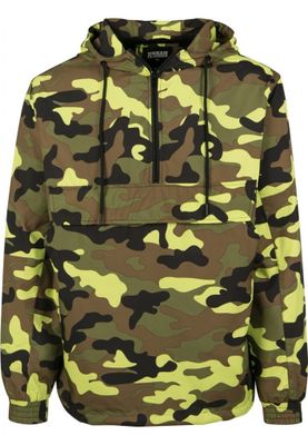 Camo Pull Over Windbreaker