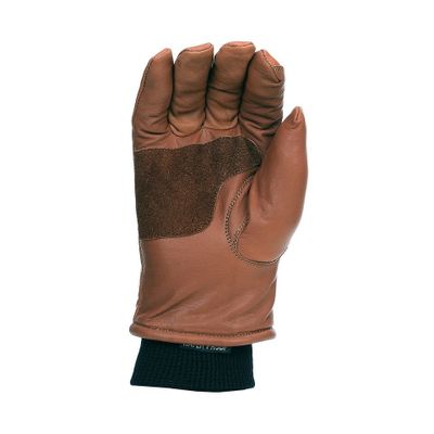 Warm leather gloves