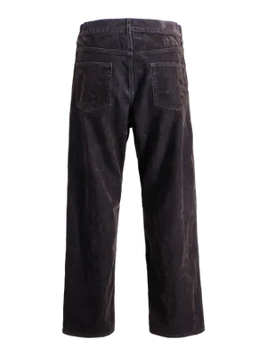 Mörka fläckvis tvättade baggy jeans - ALEX
