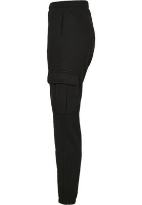 Soft trousers with high waist and leg pocket lady
