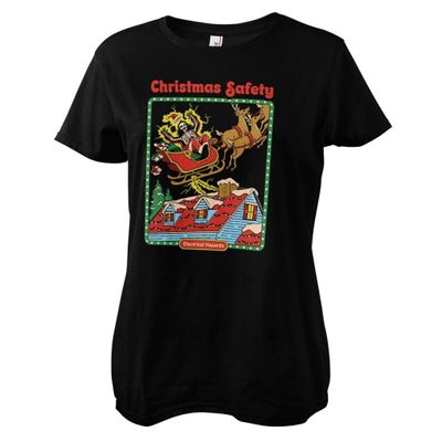 Christmas Safety Girly Tee