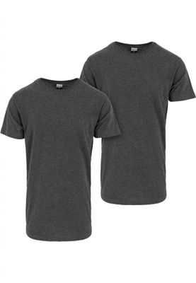 Shaped Long T-shirt men's 2-pack