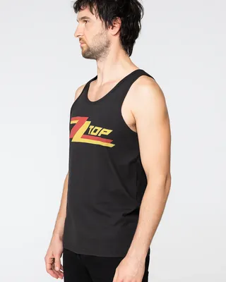 ZZ Top Misprint Logotype Linne i svart