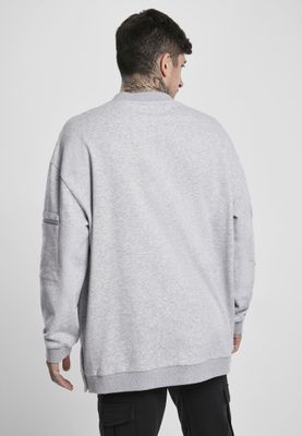 Terry crew oversize sweatshirt