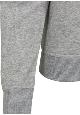 Grå sweatshirt med rosa arm dam