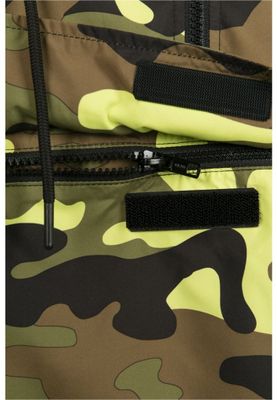 Camo Pull Over Windbreaker