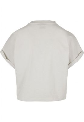 Kort t-shirt til kvinder med sænket arm