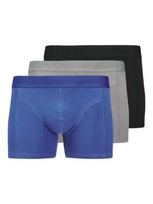 Enkelfärgade boxershorts 3-pack