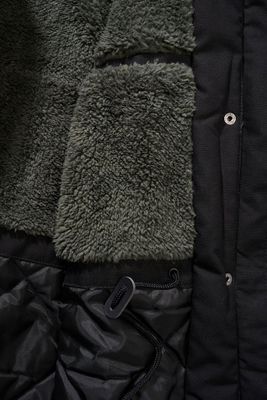 Marsh Lake Teddyparka Black - Dæme